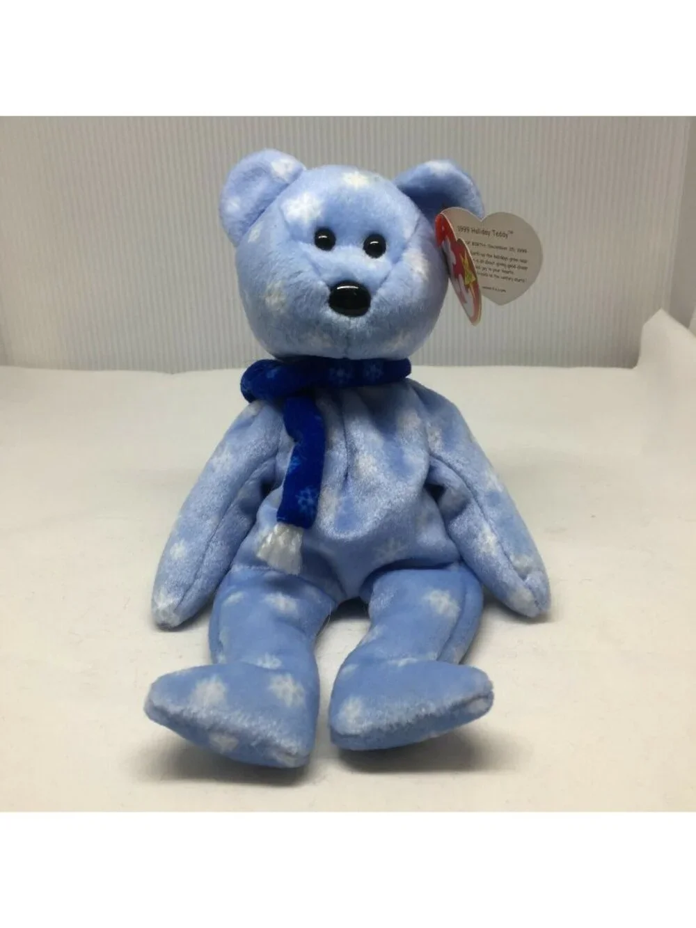 Ty Beanie Baby Holiday Teddy Bear Plush Stuffed Animal Retired W Tag Dec 25 1999